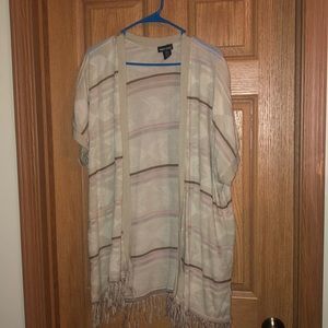 Wet Seal Short Sleeve Cardigan
